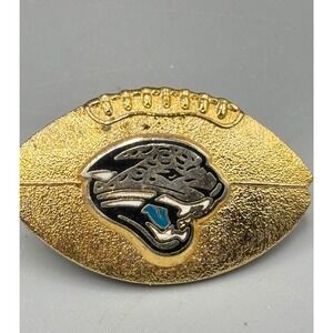 Vintage 1996 Jacksonville Jaguars NFL Football Lapel Pin Aminco Gold Tone Logo